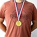 Custom Medals for Awards - Personalized Medals Bulk, Gold Winner Participation Medal Awards for Kids Adults Student Sports Competitions Contests Medals with Neck Ribbon (Style 04, Gold)