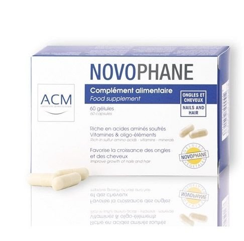 Sin categoría, Beauty ACM LABORATOIRE NOVOPHANE caps Anti Hair loss Alopecia Treatment nails fragility ship by circle shop by Hair Care