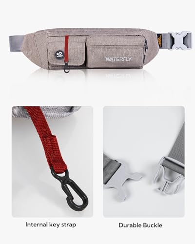 image for WATERFLY Fanny Pack for Women Men Water Resistant Small Waist Pouch Sl