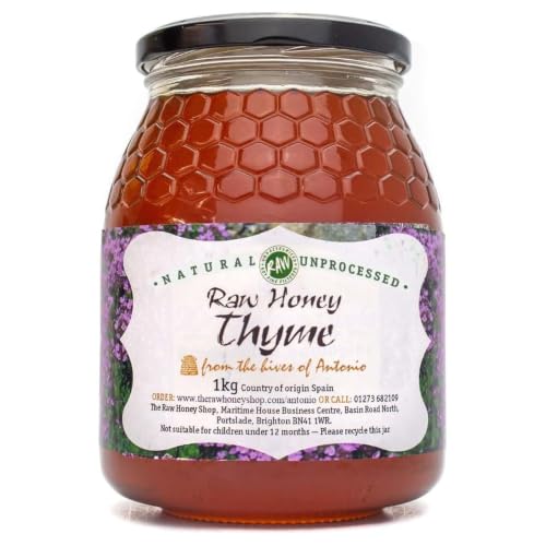 Miel de thym brut bio Antonio 1kg de montagne crémeux