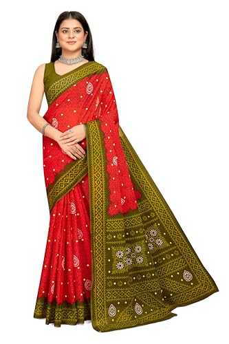 Image of TAMAIRA FASHION Mulmul Pure Cotton Saree For Woman Floral Batik Printed|Office Wear Daily Wear Sarees For Women Without Blouse Piece (Available in 11 Colours)