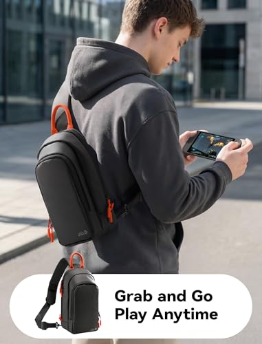 Bolso para ROG Ally X, Switch 2 y Steam Deck JSAUX con protector de joysticks integrado 7
