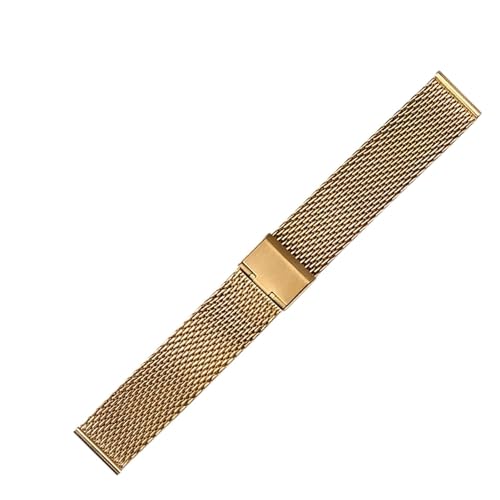 0.8 wire mesh strap stainless steel safety buckle quick release ears 20 22mm fashion