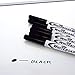 BAZIC Dry Erase Marker Black Fine Tip, Whiteboard Pen Marcador, Low Odor Markers White Board Pens for Office School Supplies (4/Pack), 2-Packs