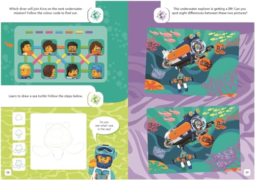 Image of LEGO City: Splash into Summer Activity Book (with diver LEGO minifigure and underwater accessories) (LEGO Minifigure Activity)