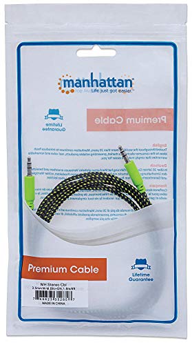 Cable de audio trenzado 6 ft miniatura 2