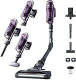 Rowenta XForce Flex 8.60 Allergy Care - Aspiradora escoba sin cable con gran potencia, batería extraíble de 22 V hasta 35 minutos de autonomía, tubo flexible y sistema led en el cabezal RH9638