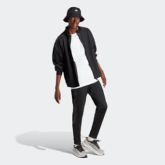adidas Men's Tiro 21 Track Pants, White-black,