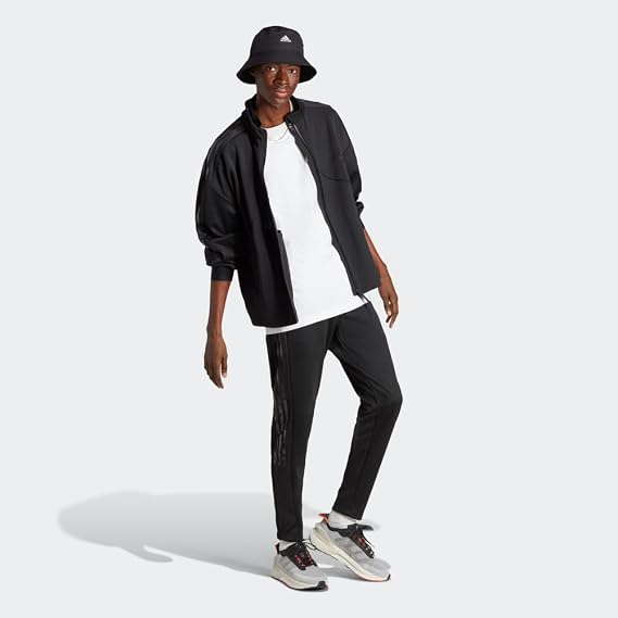 adidas Men's Tiro 21 Track Pants, White-black,