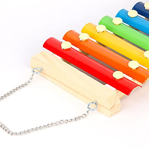 Kaimeilai Kippenspeelgoed, vogelspeelgoed, kippenschommel, kippenschommel, xyofoon speelgoed met bloemen, stenen om te… - Afbeelding 5