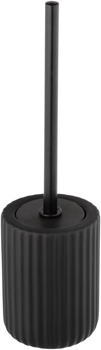 Wenko Escobillero Belluno Black, Ceramic, 11,5 x 42 x 11,5 cm