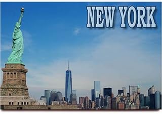 Statue of Liberty Fridge Magnet Manhattan New York Travel Souvenir
