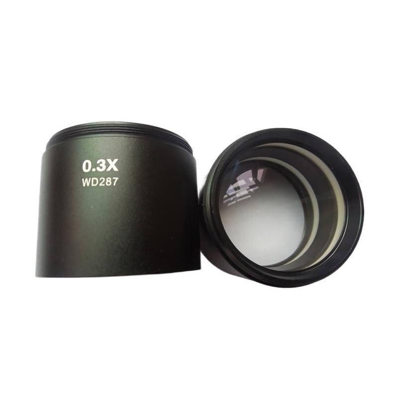 Microscope 0.3X Objectives Stereo Microscope Barlow Lens M48 Thread Zoom Microscopio