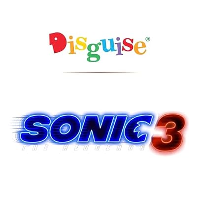 Disguise Sonic Inflatable Kids Costume, Official Sonic Move 3 Inflating Costume with Fan, One Size Child