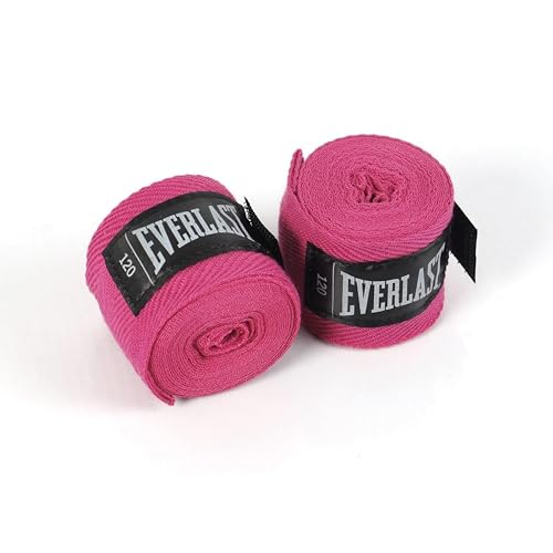 Everlast Vendas de boxeo de 120 pulgadas, color rosa, talla única - imagen 2