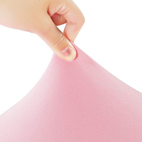 Image of Peomeise 6FT Spandex Table Cover Rectangular Stretch Spandex Tablecloth (Pink,6FT)
