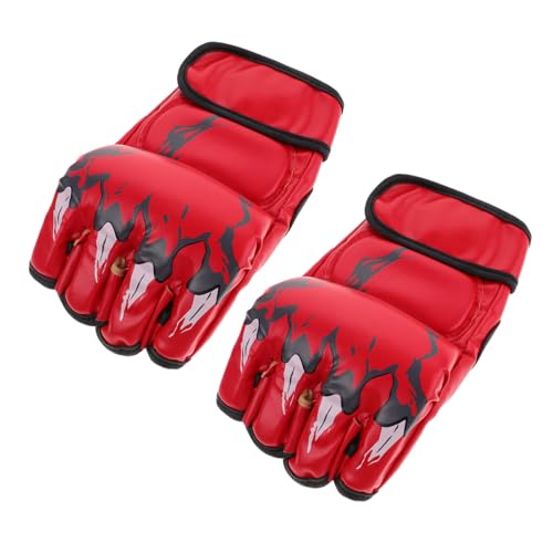 TOYANDONA 1 par Guantes de Entrenamiento de y Kickboxing para Adultos y Guantes de MMA con Protección de Dedos Diseño para Estabilidad y Seguridad