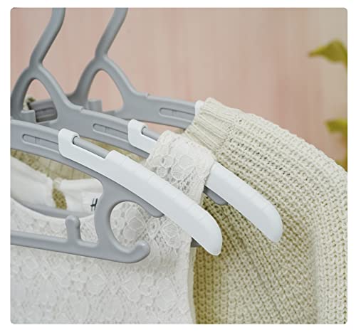 Houísm 36Pack Baby Nursery Closet Hangers, 11"-15" Extendable Laundry Infant Pant Hanger For Growing Kids Clothes - Newborn Baby Gift - Adjustable Children Coat Hanger For Girl Boy Toddler Kids #TOP7