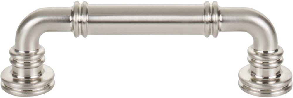 Top Knobs Cranford Pull 3 3/4 Inch (c-c) Brushed Satin Nickel