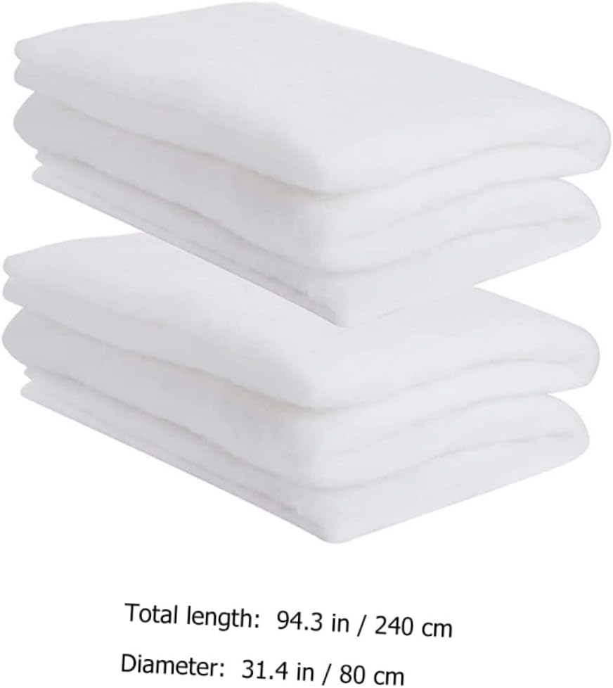 Ciieeo 2pcs Fluffy Christmas Artificial Snow Blankets Thick Fake Snow for Holiday Decor Crafting Village Displays Create Winter Atmosphere Versatile