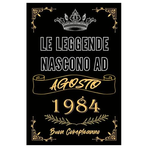 Le leggende Nascono Ad Agosto 1984: Idea Regalo di compleanno 39 anni originale per donne e uomini / Quaderno a righe"