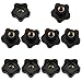 Jutagoss Clamping Handle Screw Knobs Handle Star Knob M10x40mm Female Thread 10pcs