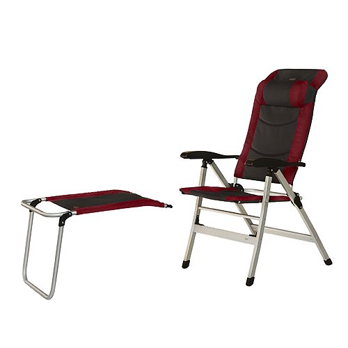 Yaccu Art.3003 ALU - CampingStuhl m. adaptierbarer Beinablage, Hochlehner :  Amazon.de: Sport & Freizeit