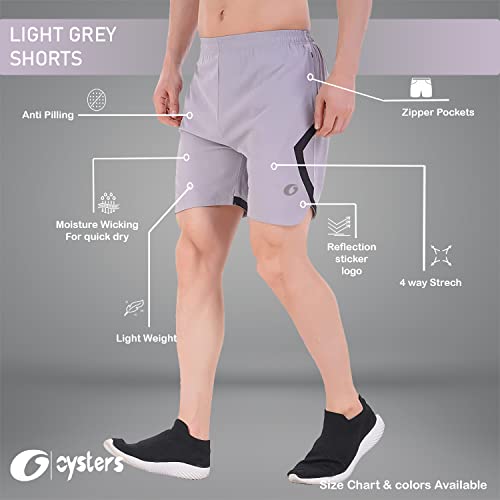 Image of Oysters Men's Cycling Shorts with Zip Pockets