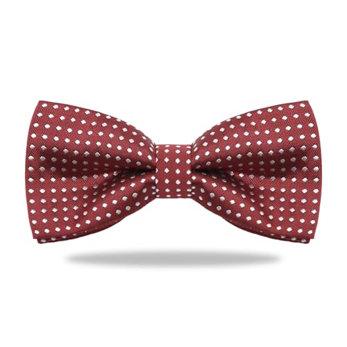 Bow Ties for Boys Girls Polka Dot Boys Bow Ties 8-10 Pre-Tied Kids Bowtie for Wedding Graduation Party
