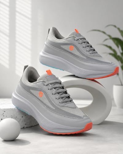 Image of Centrino Casual Sneakers for Men | Shoes for Man Stylish | Lightweight Lace-Up Canvas Shoes with Cushioned Insole | Breathable Comfortable Walking Shoes | Anti-Skid Sole | Mens Shoes for Office Outings (6832)