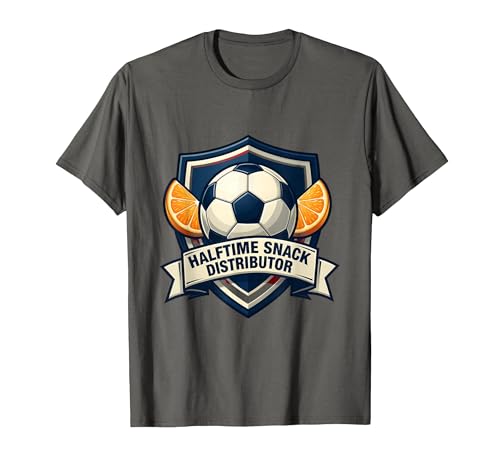 Halftime Snack Distributor Soccer Mom Design T-Shirt, Men,