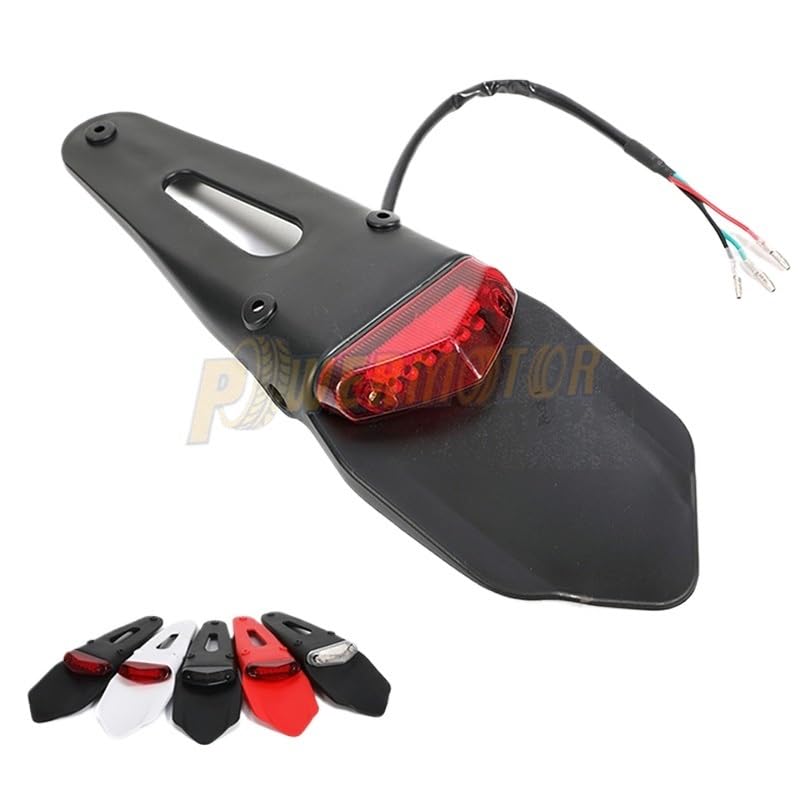 Feu arrière de moto clignotants stop antichoc universel 12V Enduro - 3