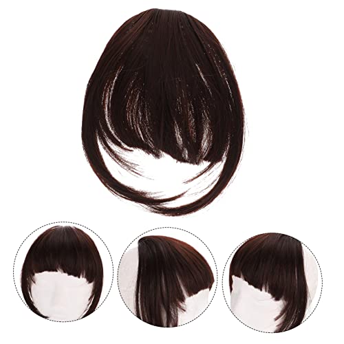 FOMIYES Peruca De Franja De Franja Perucas Para Perucas De Cabelo Humano Real Franja De Cabelo Human