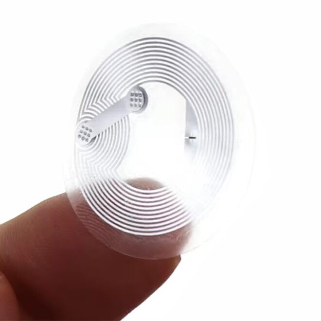 HiTags (Pack of 10) NFC Tag Sticker | NTAG213 | 144 Bytes Memory | Rewrittable | Compatible with All NFC Supported Phones & Readers-image-26