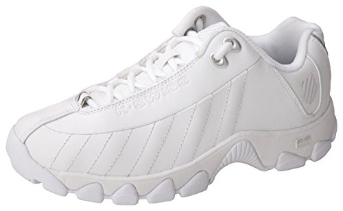 Image of K-Swiss Men's ST329 CMF Sneaker, Wide Tennis Walking Shoes Leather Upper