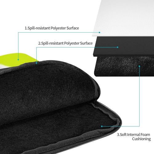 Chubby Penguin Laptop Sleeve Case 17 Inch Suitable for Notebook Computer Tablet Traveling Carrying Simple Case3