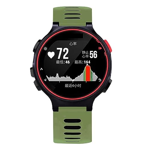 Bracelet rechange pour Garmin Forerunner 735XT souple anti irritation agate