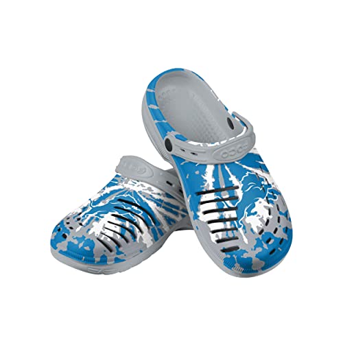 Image of FOCO Mens NFL Team Logo Tie-dye Garden Water Sandals Shoes Slipper Clogs with Strap