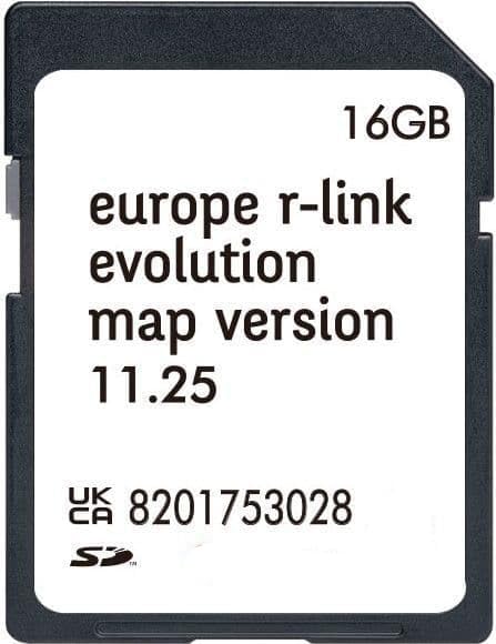 R-LINK NAVEGACIÓN SAT NAV Tarjeta SD EUROPA 2025 v.11.25