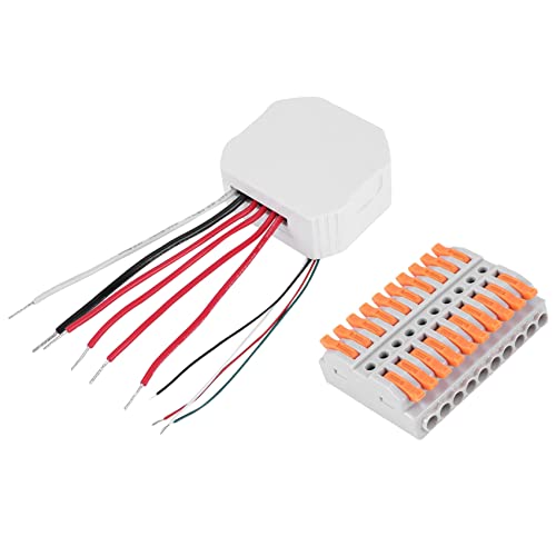 Jikoiuty Tuya Smart WiFi 2 velocidades doble cortina persiana módulo interruptor persiana motor eléctrico Smart Life App con casa