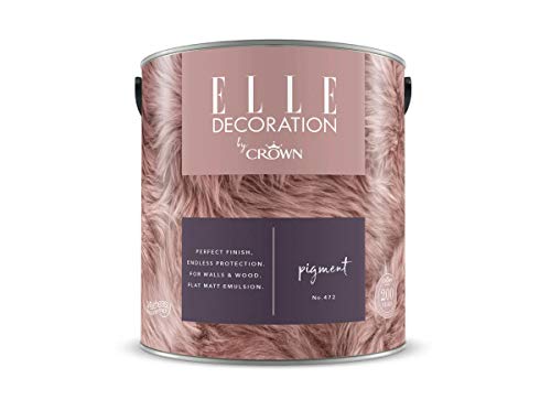 ELLE Decoration by CROWN 2.5L Flat MATT Emulsion Paint - Pigment No 472