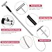 NAOEDEAH Dog Catcher Pole Portable Hog Pig Catcher Stainless Steel Pig Holder Animal Control Pole Tool Livestock Farm Equipment