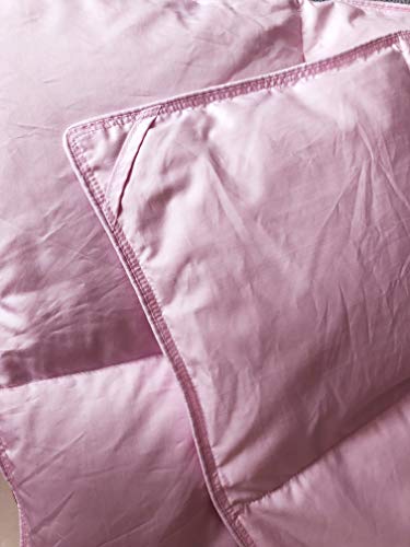 C&L Baby/Toddler Crib Down Comforter/Blanket for Winter,Pure Goose Down Filled,Soft Breathable Cozy (Pink, Big(41x48in)) - Thumbnail 4