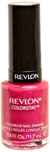 REVLON Colorstay Nail Enamel, Wild Strawberry, 0.4 Fluid Ounce
