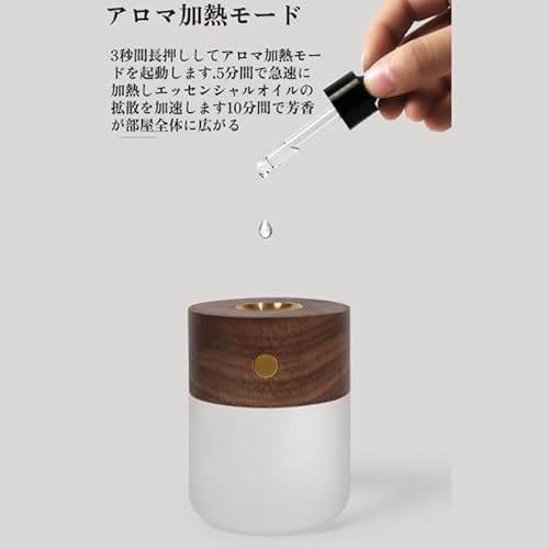 JUELREOU アロマディフューザー アロマランプ