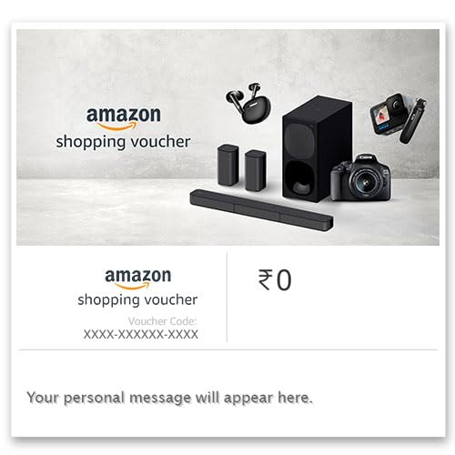 Amazon Shopping Voucher | Valid for physical products on Amazon.in