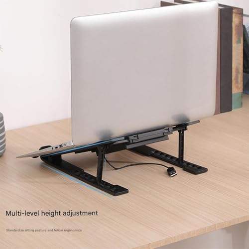 Base Ajustable para Laptop con Ventilador y Diseño Plegable miniatura 5