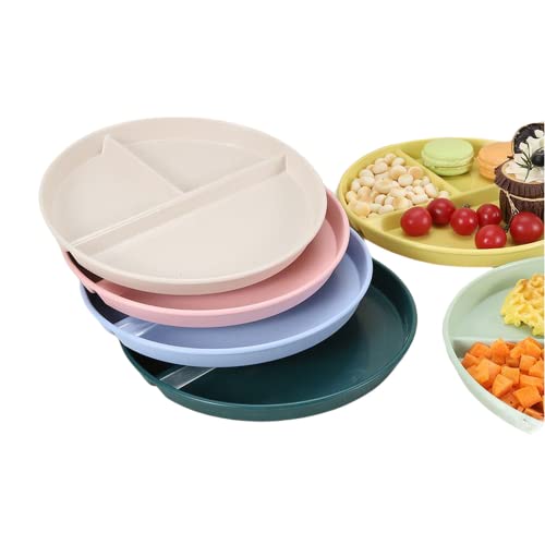 Fondue Plates 2/6piece Set Fondue Plates White with 12 Fondue Forks 22cm/8.7 inch