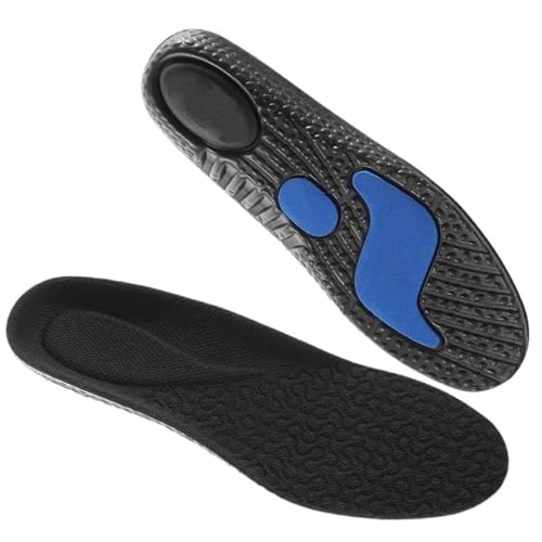 Catálogo para Comprar On-line Plantillas para comprar online. 50 2 Par Plantillas para Fascitis Plantar, Plantillas ortopédicas unisex, Plantilla de espuma viscoelástica, alivia el dolor de pies y mejora la comodidad de uso (Negro, 37-38)
