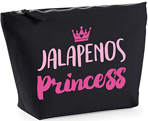Hippowarehouse Jalapenos princess printed make up cosmetic wash bag 18x19x9cm